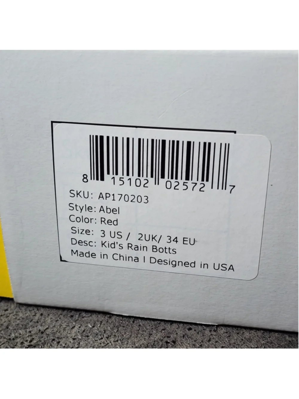 Roma Abel Kids Rain Boots Size 3 US - Glossy Red - Troop Zero Edition New In Box